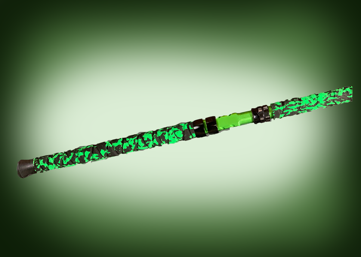 green shimano rod Camo Handle XMH Spinning – SlimeCat Rods Abel reels Quantum Bill Dance Special-Edition Color:Prime Rib and the Shimano Symetre
