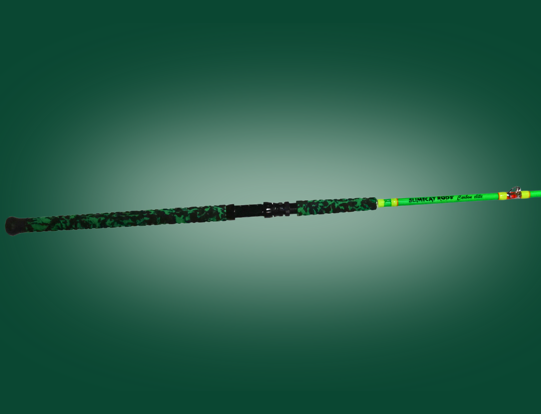 Green Carbon Elite Catfish Rods – SlimeCat Rods