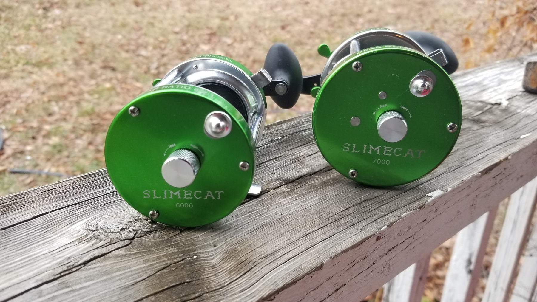 Green Camo Handle XMH Spinning – SlimeCat Rods