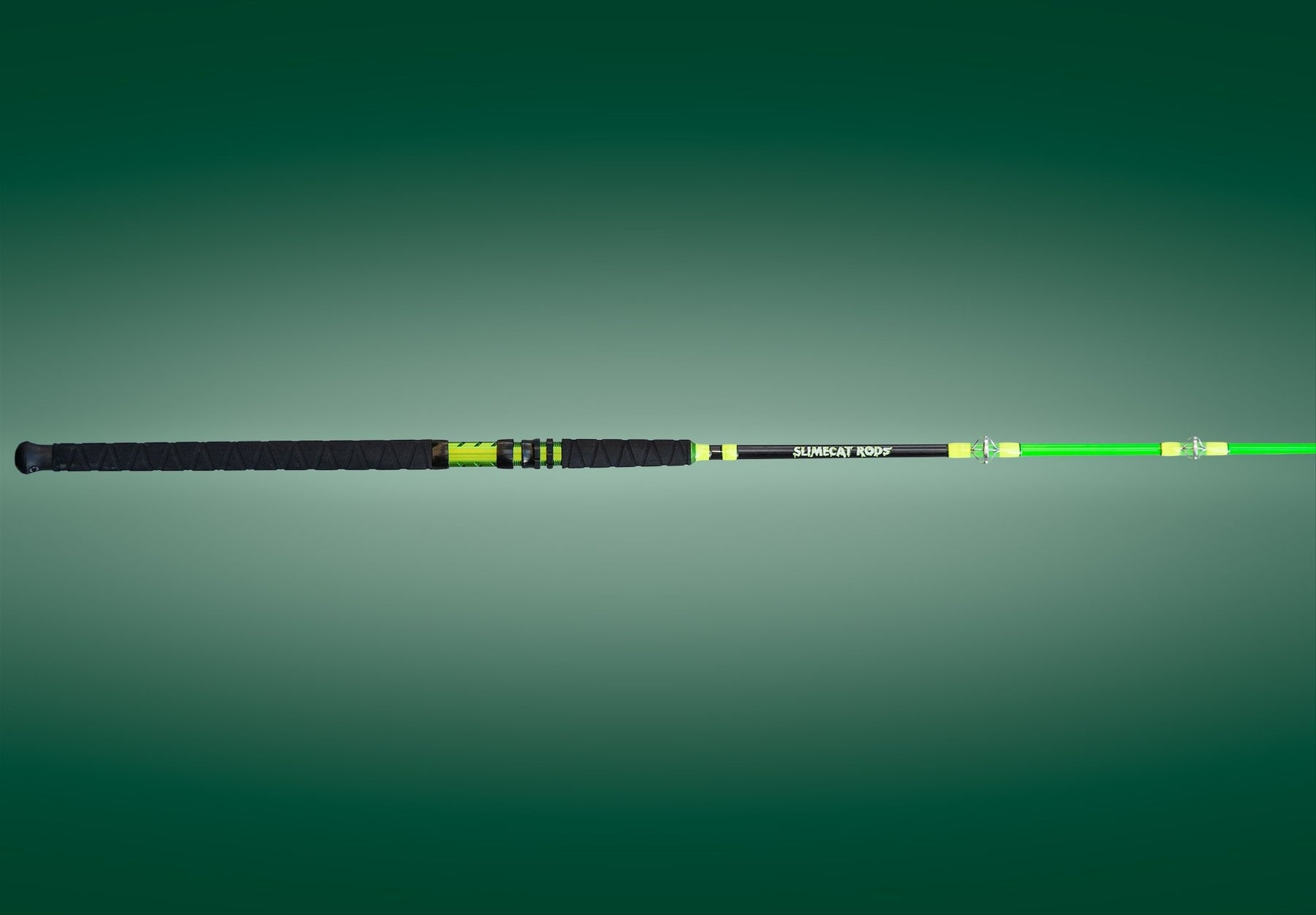 Green Casting Rods with New V2 reel seat – SlimeCat Rods