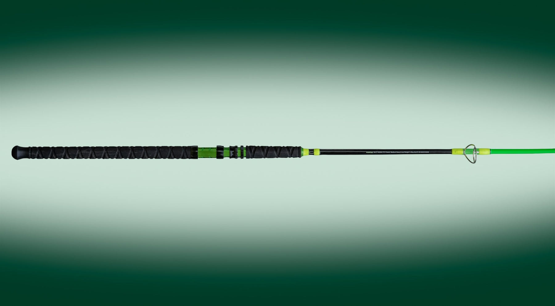 Green Spinning Catfish Rods with the V2 Reel Seat – SlimeCat Rods