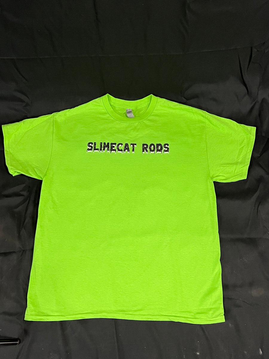 SlimeCat Green Cotton T Shirt – SlimeCat Rods